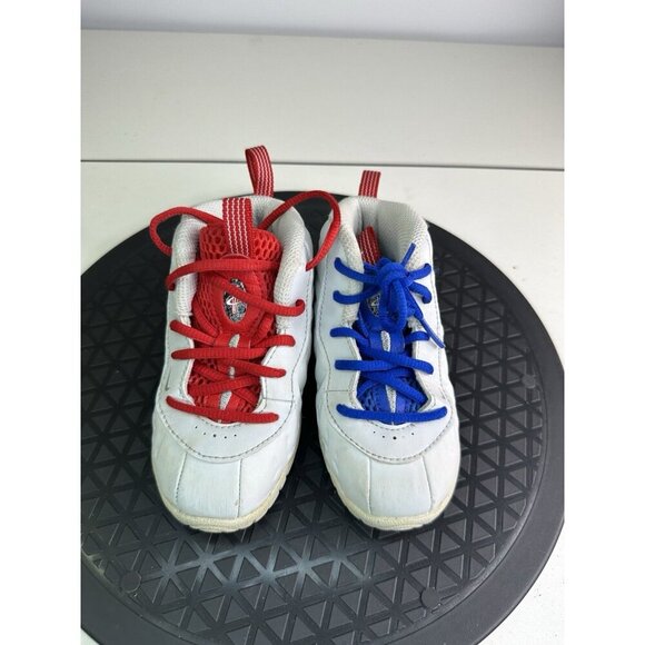 Nike Little Posite One USA Moon Photon Dust Toddlers Shoes DJ4026 001 SZ 7C - Picture 2 of 9